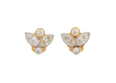 Christine McVie | Diamond Cluster Stud Earrings