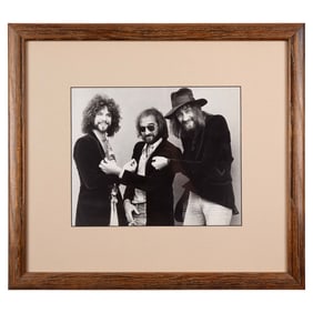 Christine McVie | Photograph of Lindsey Buckingham, John McVie and Mick Fleetwood