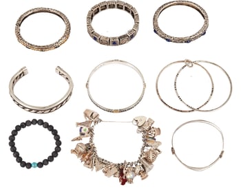 Christine McVie | Sterling Silver and Costume Bracelets