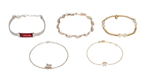 Christine McVie | Tiffany & Co. Elsa Peretti Sterling Silver Bracelet and Four Additional Bracelets