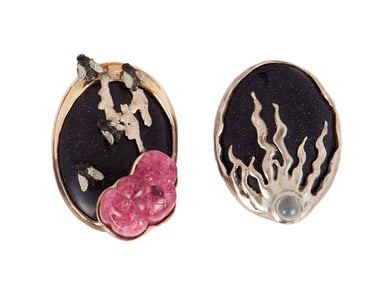 Christine McVie | Two Hardstone Brooches From Halloween Boutique
