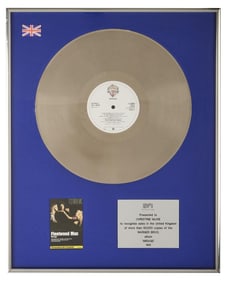 Christine McVie | BPI "Platinum" Sales Award For The Album "Mirage"