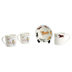 Christine McVie | Dog and Bird Ceramic Tableware