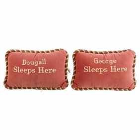Christine McVie | Two Custom Embroidered Dog Pillows