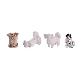 Christine McVie | Four Assorted Dog Figurines