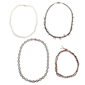 Christine McVie | Sterling Silver, Pearl, and Costume Necklaces