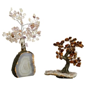 Christine McVie | Two Chinese Hardstone Trees