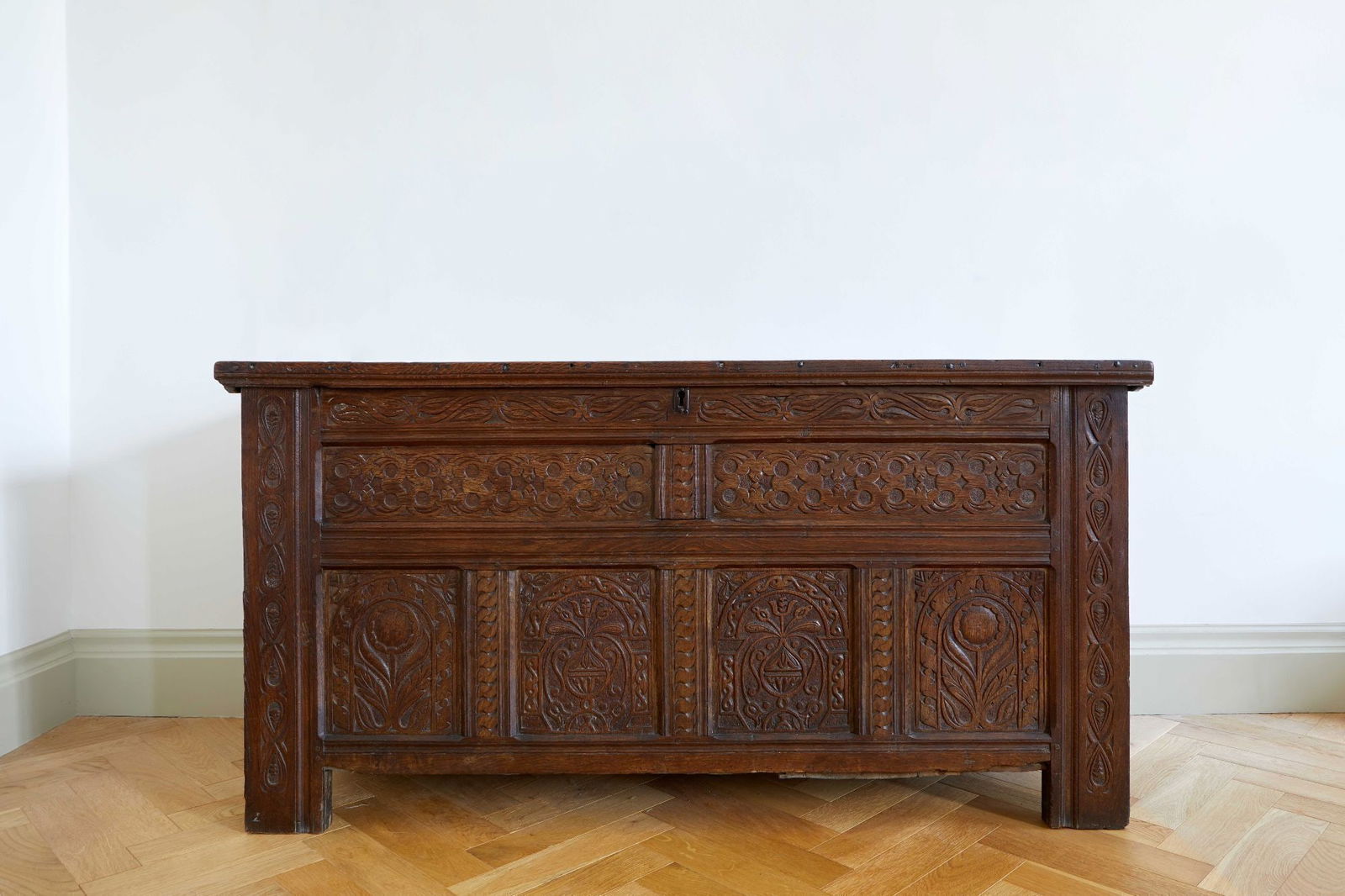 Christine McVie | English Carved Oak Coffer (1 of 5)