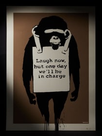 Banksy | Laugh Now Proof Print