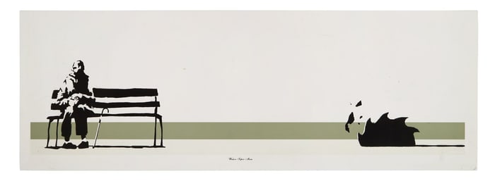 Banksy | Weston-Super-Mare (Grey) Proof Print