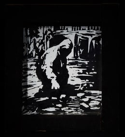 Banksy | Hooded Figure Original Painting