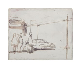 Banksy | Street Scene Original Painting