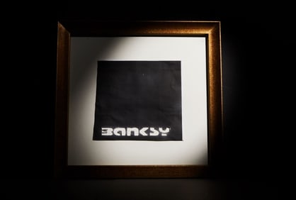 Banksy | Signature Original Hand-Cut Stencil