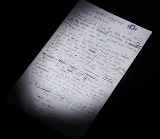 Banksy | Santa's Ghetto Exhibition 2002 Handwritten Press Release