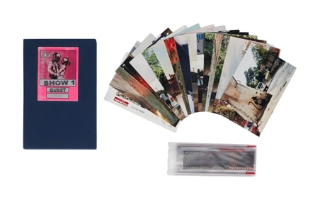 Banksy | 2004 Jamaica Graffiti Photos and Negatives Shot by Banksy and 2003 Blur Concert Guest Pass