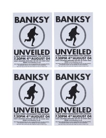Banksy | Our Lady of Justice Art Installation Flyers (4)