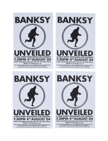 Banksy | Our Lady of Justice Art Installation Flyers (4)