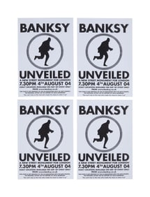 Banksy | Our Lady of Justice Art Installation Flyers (4)