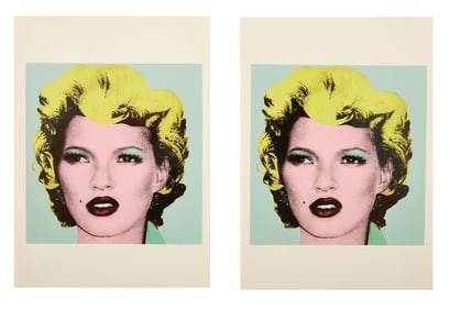 Banksy | Crude Oils Exhibition Kate Moss Postcards (2)