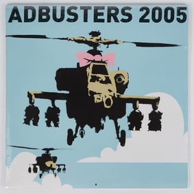 Banksy | Happy Choppers 2005 Adbusters Sealed Calendar Addressed to Banksy