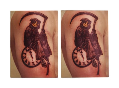 Banksy | Damien Hirst "In The Darkest Hour There May Be Light" Exhibition Flyers (2)