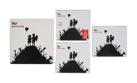 Banksy | Blur "Good Song" 7-Inch Record Single and Three CD Singles