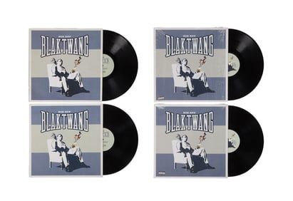 Banksy | Blak Twang "Kik Off" 12-Inch Record Singles (4)