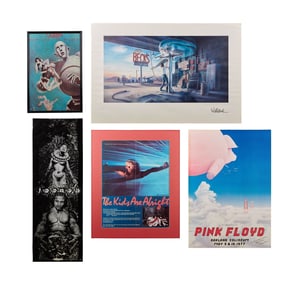 Rock Posters | Pink Floyd, The Who, Jeff Beck, and D'Angelo