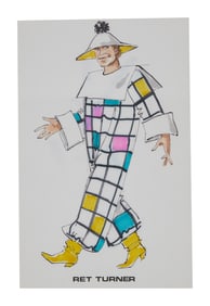 Elton John | Ret Turner 1982 Tour Costume Illustration