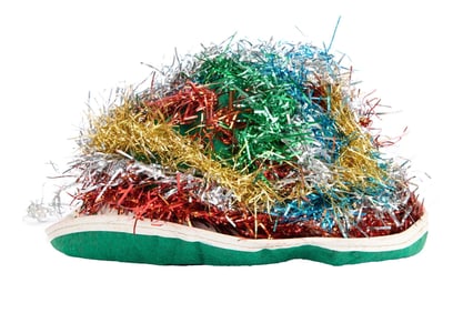 Queen | Freddie Mercury 1979 Stage-Worn Tinsel Hat with Program and Photos