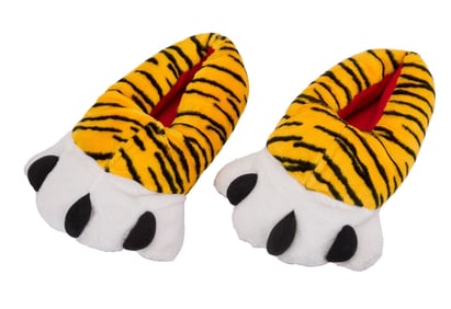 Queen | Freddie Mercury Personally Owned Tiger Slippers