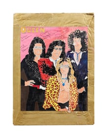 Queen | 1975 Signed Fan Artwork