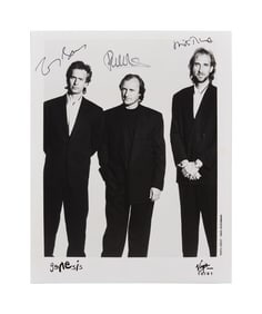 Genesis | 1990s Signed Virgin Records Promotional Photograph