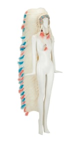 Cher | 1975 "Cher" Show Worn Bob Mackie Feather Headdress