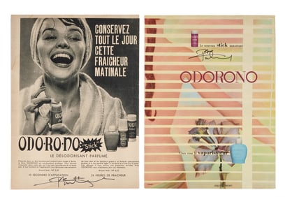 The Who | Pete Townshend Signed "Odorno Deodorant" Advertisements (2)