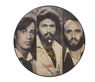 Bee Gees | Barry Gibb Twice-Signed "Spirits Having Flown" Picture Disc Album