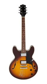 Shakespear's Sister | Marcy Levy Signed Jay Turser Semi-Hollowbody Electric Guitar, Sunburst