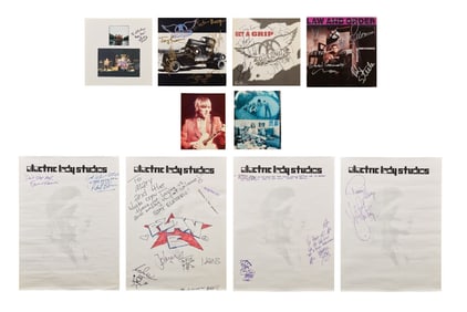 Rock Autograph Group | Aerosmith, Law & Order, Axl Rose, Alex Lifeson and Others