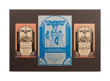 Van Halen | Vintage Montana Concert Poster and Broadsides (3)