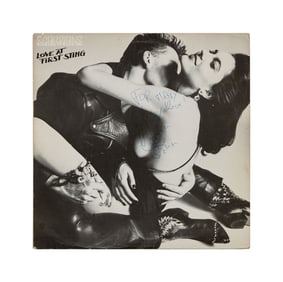 The Scorpions | Signed Record Album Sleeves and a Concert Poster