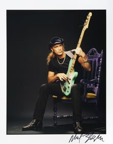Billy Sheehan | Photo Signed By Zloz with NFT