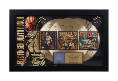 Five Finger Death Punch | Signed RIAA Record Award
