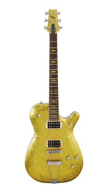 Marilyn Manson | John 5 Signed "Dope Show" GMP Roxie Electric Guitar, Gold Sparkle