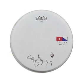 Coldplay | 2023 Stage-Played And Signed Drumhead