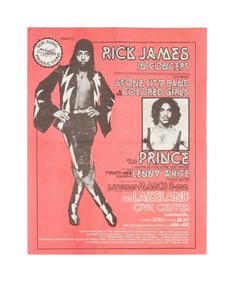 Rick James | Prince Concert Handbill, 1980