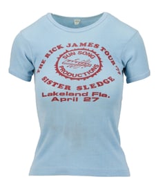 Rick James | Lisa Sarna "Rick James/Sister Sledge '79 Tour" T-Shirt