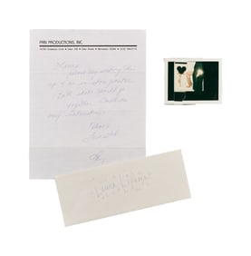 Prince | "Sign o' The Times" Related Handwritten and Signed Note with Polaroid