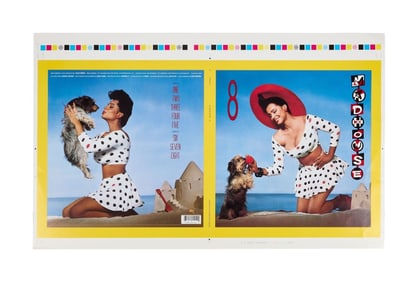 Prince | Original "Madhouse 8" Album Sleeve Proof Print and Paisley Park Studio Promo Folders