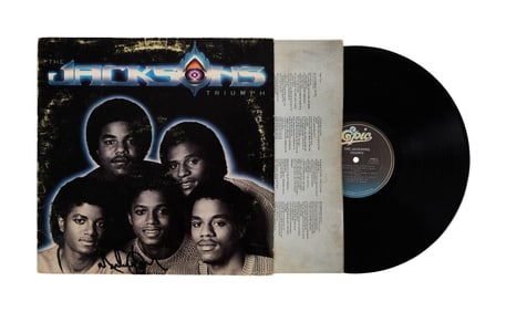 Michael Jackson | Signed The Jacksons "Triumph" Record Album