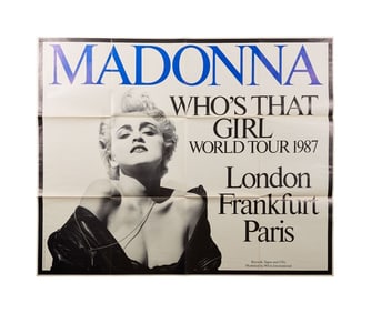 Madonna | 1987 "Who's That Girl" European Tour Poster